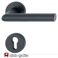 Hoppe TüRgriff Amsterdam Rosette Schwarz Matt Pz TüRdrüCker TüRbeschlag