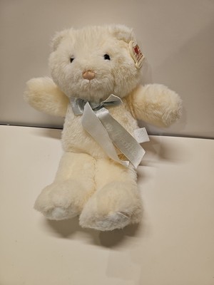 Vintage 1987 11'' Heartline Cream Color  Cat Kitten Plush Stuffed Toy RARE 11''