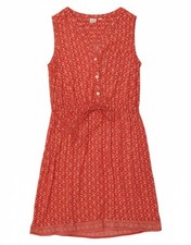 GAP Womens Sleeveless Shirt Dress UK 6 XS Red Floral BP16