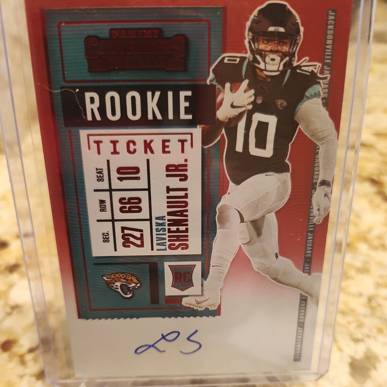 2020 Panini Contenders Rookie Ticket LAVISKA SHENAULT JR Auto No.117