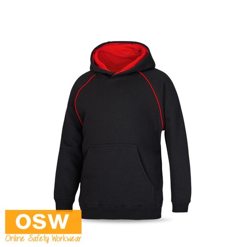 Kids & Adults Contrast Fleecy Hoodie No Drawcord on Kids Sizes Classic Fit 3CFH - Picture 33 of 58