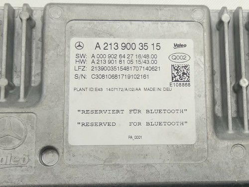 OEM MERCEDES E W213 S W222 C217 BLUETOOTH CAMERA COMPUTER CONTROL MODULE - Picture 2 of 4