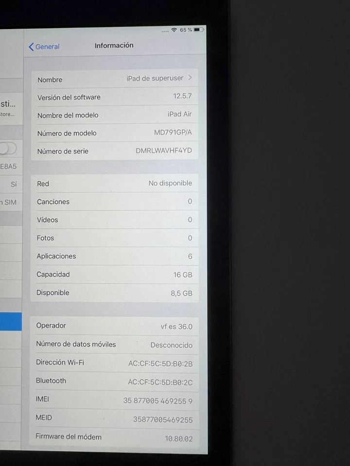 Apple ipad air 16gb wifi + 4g - Imagen 2 de 4