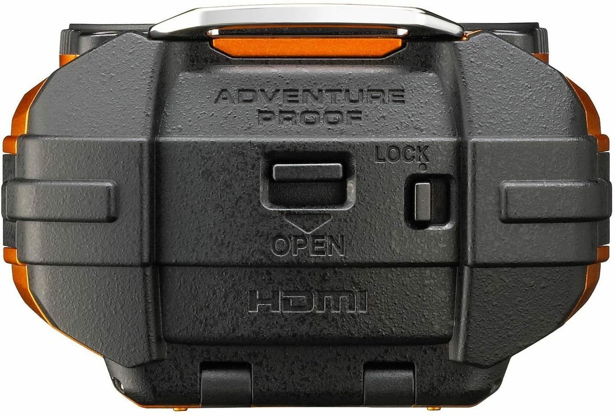 RICOH Waterproof Action Camera WG-M1 Orange WG-M1 OR 08286