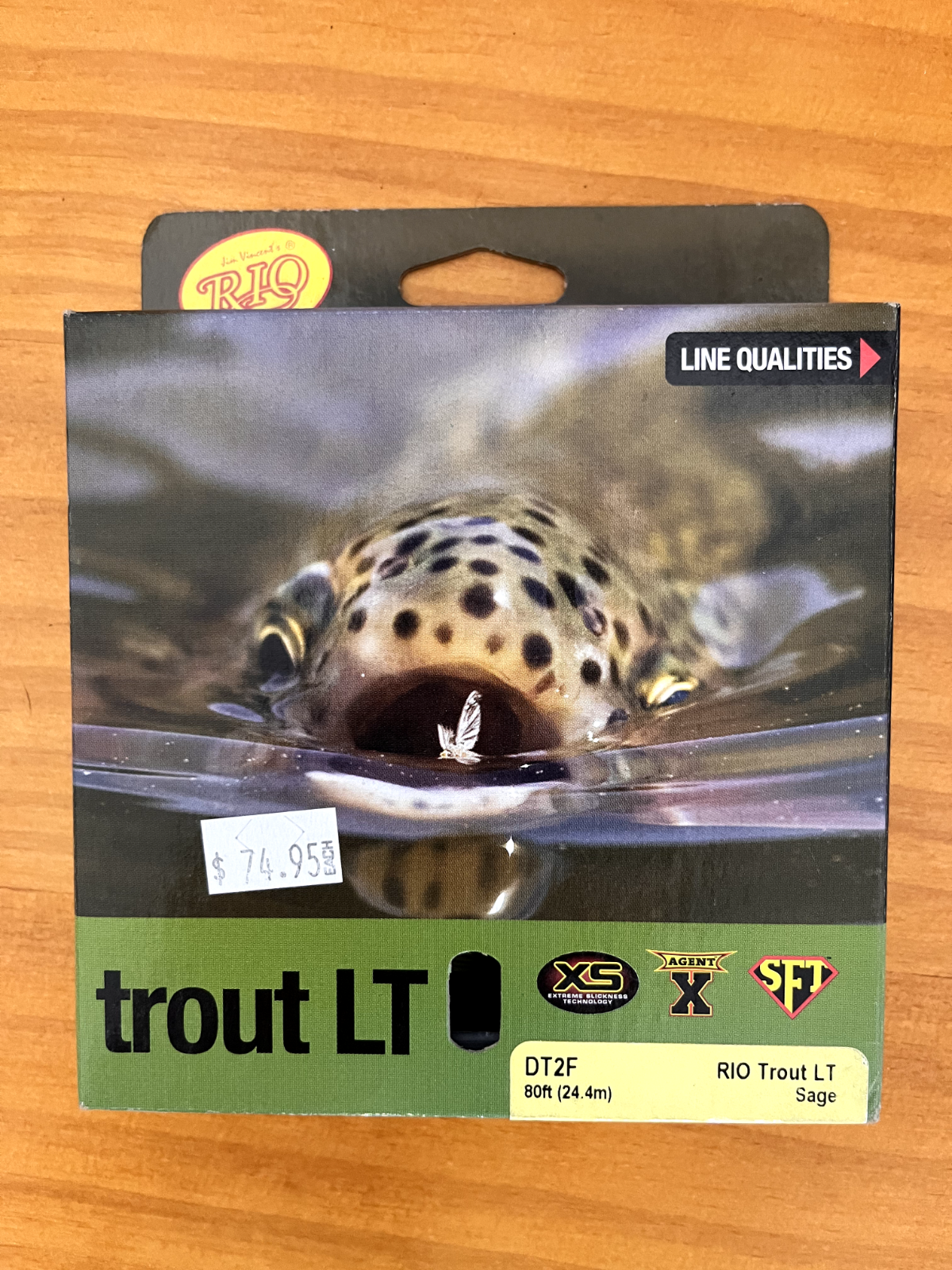 Rio Trout LT Dt2f Fly Line 2 WT Floating for sale online