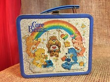 Vintage 1983 ALADDIN “CARE BEARS” METAL LUNCHBOX- Made In USA