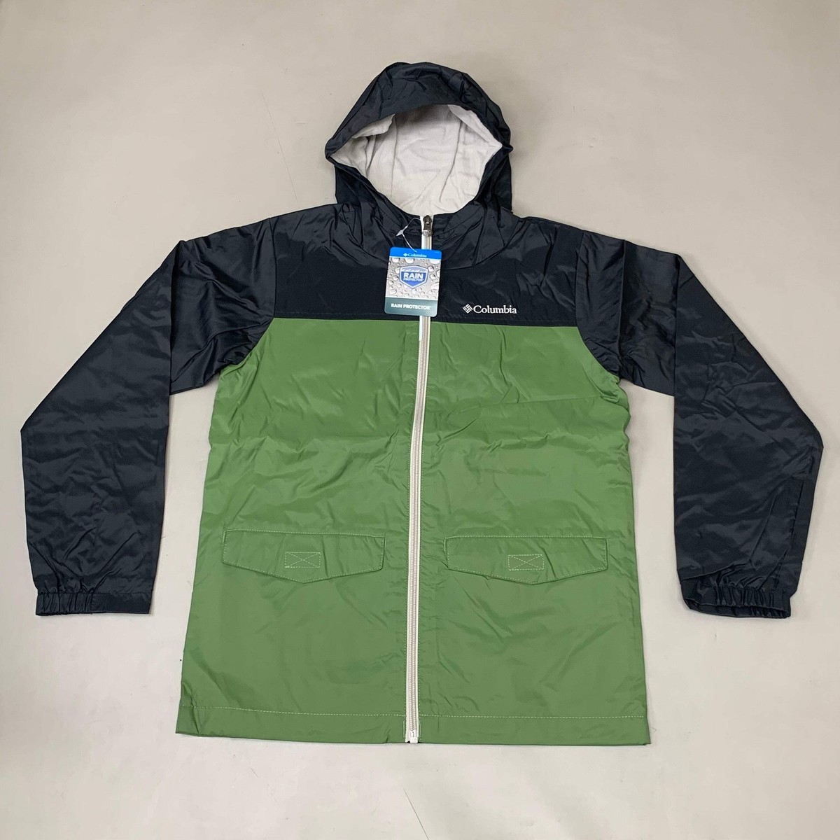 Rain Coat Columbia Boys' Rain-Zilla II Jacket Waterproof With