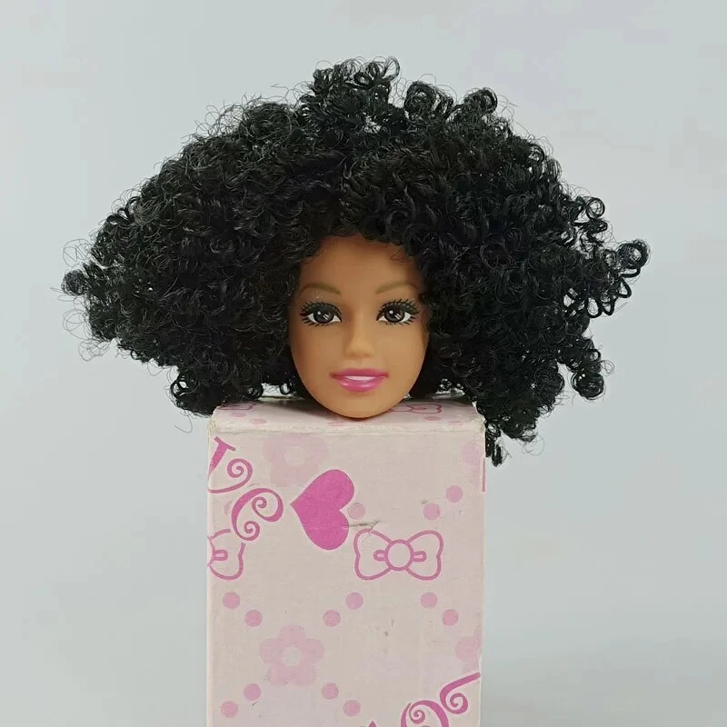Stil mischen Puppenkopf mit Haar Mode Schminken Köpfe für 11,5" Puppen Zubehör - Bild 2 von 4