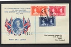 New Zealand 1937 Coronation set on Illustrated First Day Cover