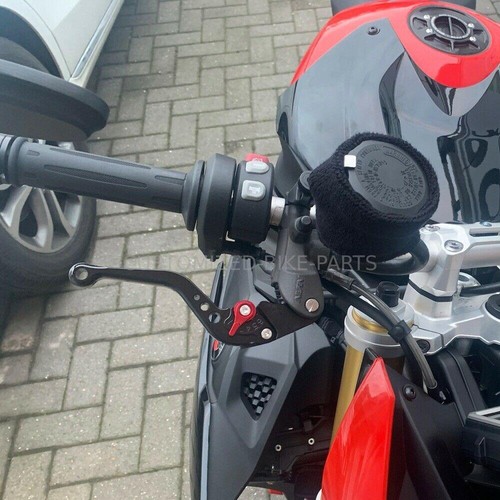 Palancas de embrague y freno cortas negras para BMW S1000R 2015-2019 - Imagen 3 de 9