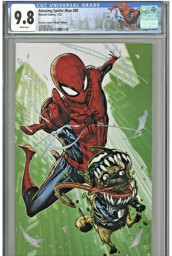 Amazing Spider-Man #80 CGC 9.8 Frankies Comics Virgin Jonboy Meyers Variant Slab