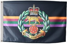 Royal Hampshire Regiment British Army Flag with Eyelets - MOD LICENSED