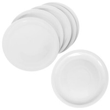 6er Set Bianco Pizzateller Ø30,5cm 6 Personen XL-Teller weiße große Platte 