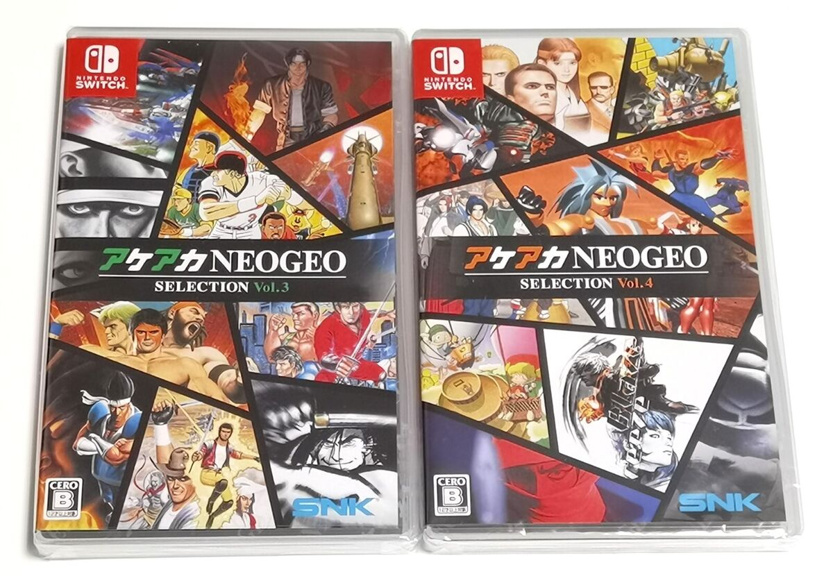 ACA NEOGEO Selection Vol. 3&4 SET (Nintendo Switch) Japan ACA NEOGEO Selection Vol. 3&4 SET (Nintendo Switch) Japan
