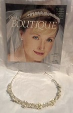 Wedding Bridal Tiara/Crown Headpiece Classic Pearl Vintage Bride Headband