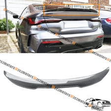 For 21-25 BMW 4 Series G26 430i 440i i4 Psm Style Carbon Look Rear Trunk Spoiler