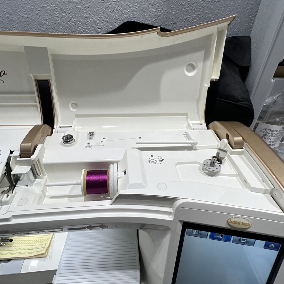 Baby Lock Ellisimo Sewing and Embroidery Machine With Extras/ SERVICED eBay