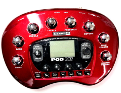ギター Line 6 POD X3 FBV Line6 POD X3 Multi-Effects Processor | Used, Fully