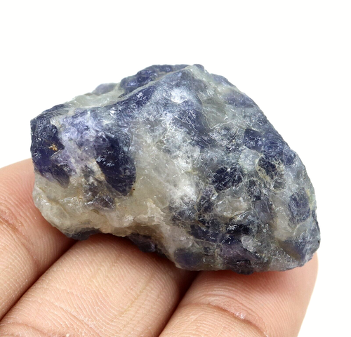 Natural Blue Iolite Loose Gemstone Rough Earth Mined Crystal Rock 145 Ct - Picture 7 of 9