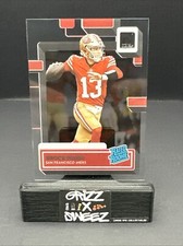 2022 Panini Donruss Clearly Brock Purdy Rated Rookie Rc Rare 49ners Future HOF