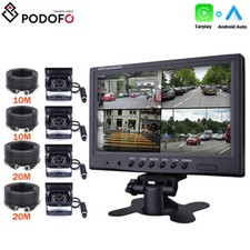 4x Rückfahrkamera mit und Split Quad Monitor 12V-24V LKW Auto Rückfahrsystem 9" 4x Rückfahrkamera mit und Split Quad Monitor 12V-24V LKW Auto Rückfahrsystem 9"