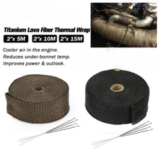 Motorcycle Exhaust Thermal Tape Header Heat Wrap Manifold Insulation Resistant