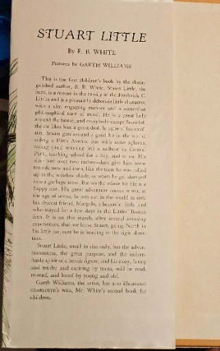 FILA Stuart Little E B White 1945 Early Print NF Hardcover Dust Jacket Harper & Row