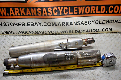 301 2 EXHAUST MUFFLER PIPE  HONDA VT750 VT 750 SHADOW MOTORCYCLE AERO FREE SHIP