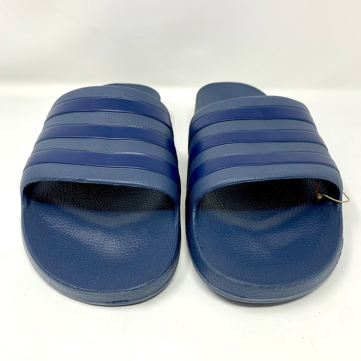 Adidas Adilette Aqua Slides Mens 12 Navy Blue Sporty Pool‎ Sandals IF0895 NEW New adidas men Adilette Aqua Slides IF0895 Blue Mens 13  main image 3