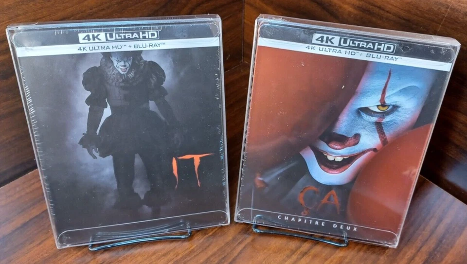IT 1 + IT 2 4K Steelbooks - EU IMPORT-NEW (Sealed)-PROTECTIVE SLEEVES-Free S&H - Image 2 of 4