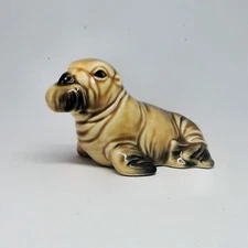 Goebel Multicolor Brown Walrus Figurine No. 36534  West Germany Adorable