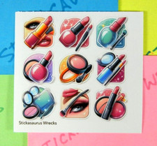 Colorful Cosmetic Makeup Scrapbook Mini Sticker Sheet