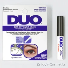 1 DUO Quick Set Striplash Adhesive Eyelash glue "DUO67583 - White / Clear 5g"