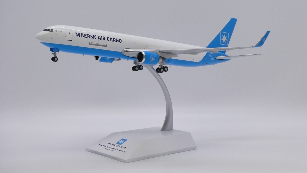 マースクエアカーゴ 767-300BDSF OY-STA 1/200 JC Wings 1:200 Maersk Air Cargo Boeing B767-300ER Diecast
