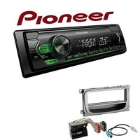 Pioneer Autoradio Android USB Mit Einbauset FüR Ford Focus II Facelift Silber