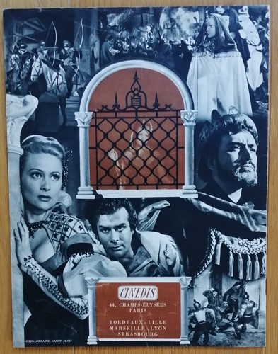LUCRECE BORGIA dossier de presse ancienne originale '53 rené peron - Photo 3/3
