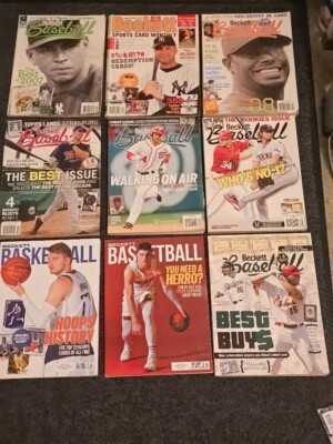 Beckett price guide magazines, NBA, MLB, NFL Very good to Good condition