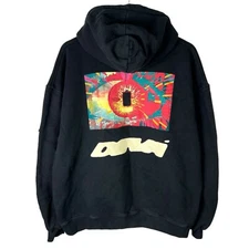 Deva States Trip Mens Sz XL Hoodie Sweatshirt Graphic Skate Designer Logo