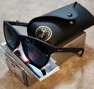 🔥 Ray-Ban RB4184 895/96 Matte Blue / Blue Unisex Sunglasses RB