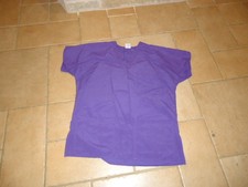 WOMEN'S PURPLE SCRUBS SIZE S-SHORT BOTTOMS MEDIUM TOP