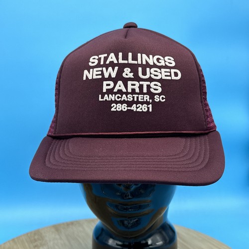 Vintage Stallings New & Used Parts Lancaster, SC Mesh Trucker HAT, CAP