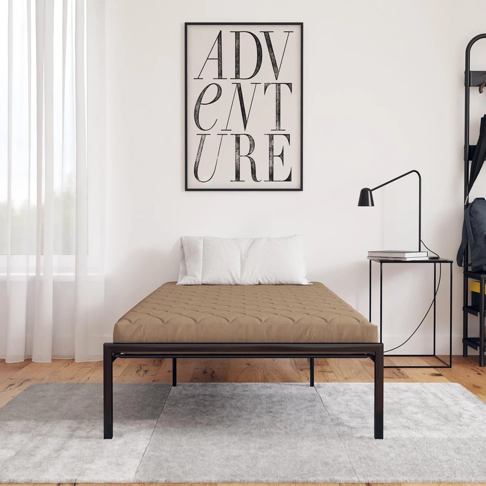 6 pol. Colchão acolchoado termo-ligado poliéster dormir conforto duplo tamanho completo - Imagem 3 de 4