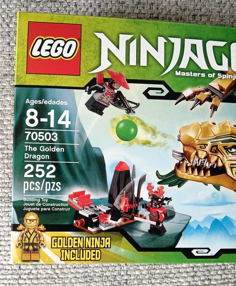 Lego Ninjago Golden Dragon 2013 sellado conjunto 70503, nuevo (caja de daños) Foto 2 de 4