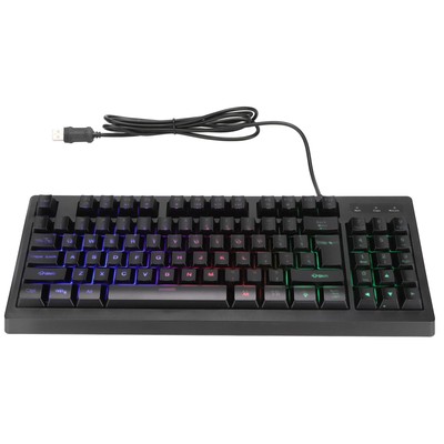 Wired Keyboard 89 Keys Colorful Backlight Floating Keycap Computer Supplies Fit