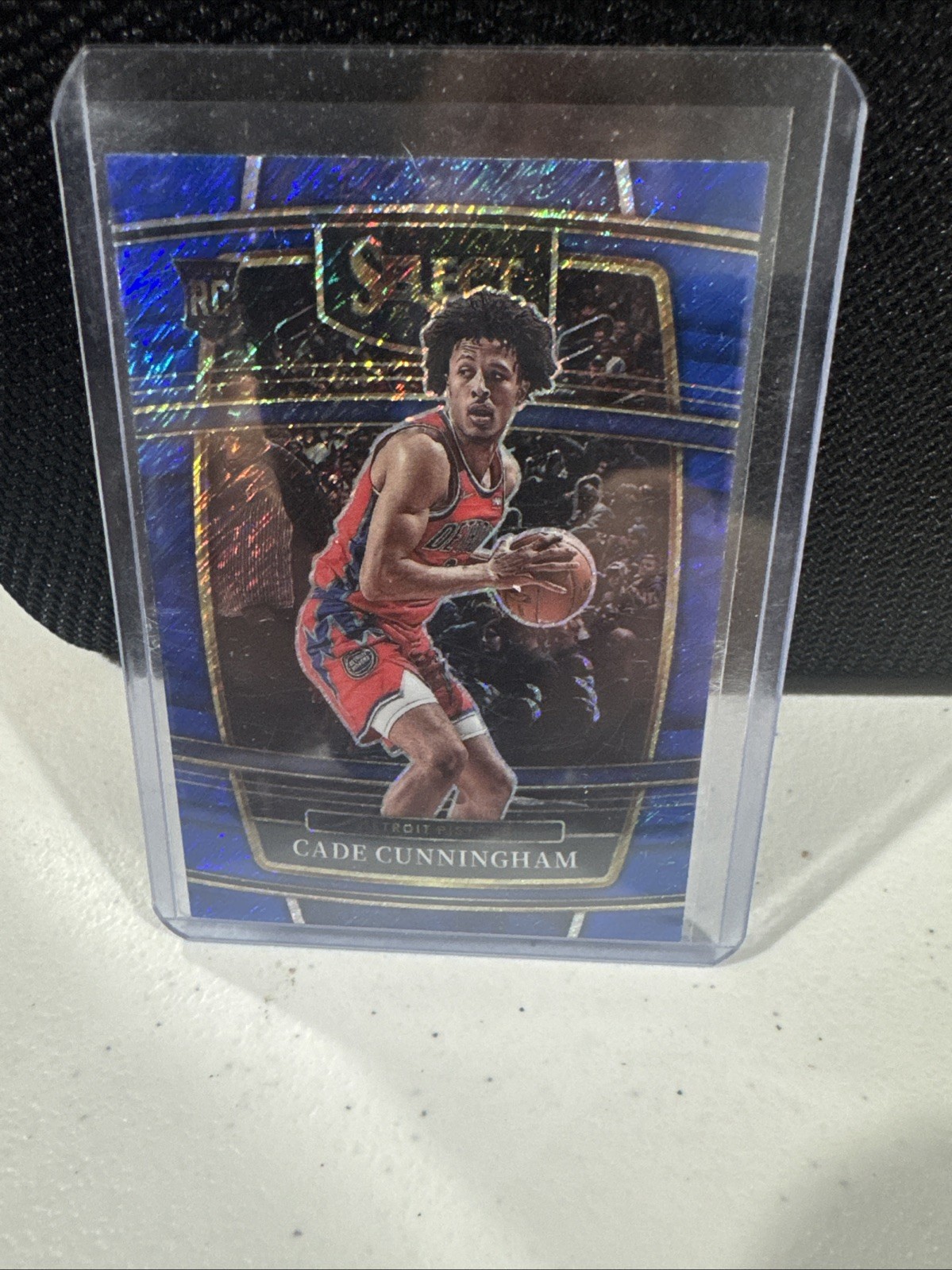 2021-22 Panini Select - Cade Cunningham #11 Concourse Blue Shimmer (RC)