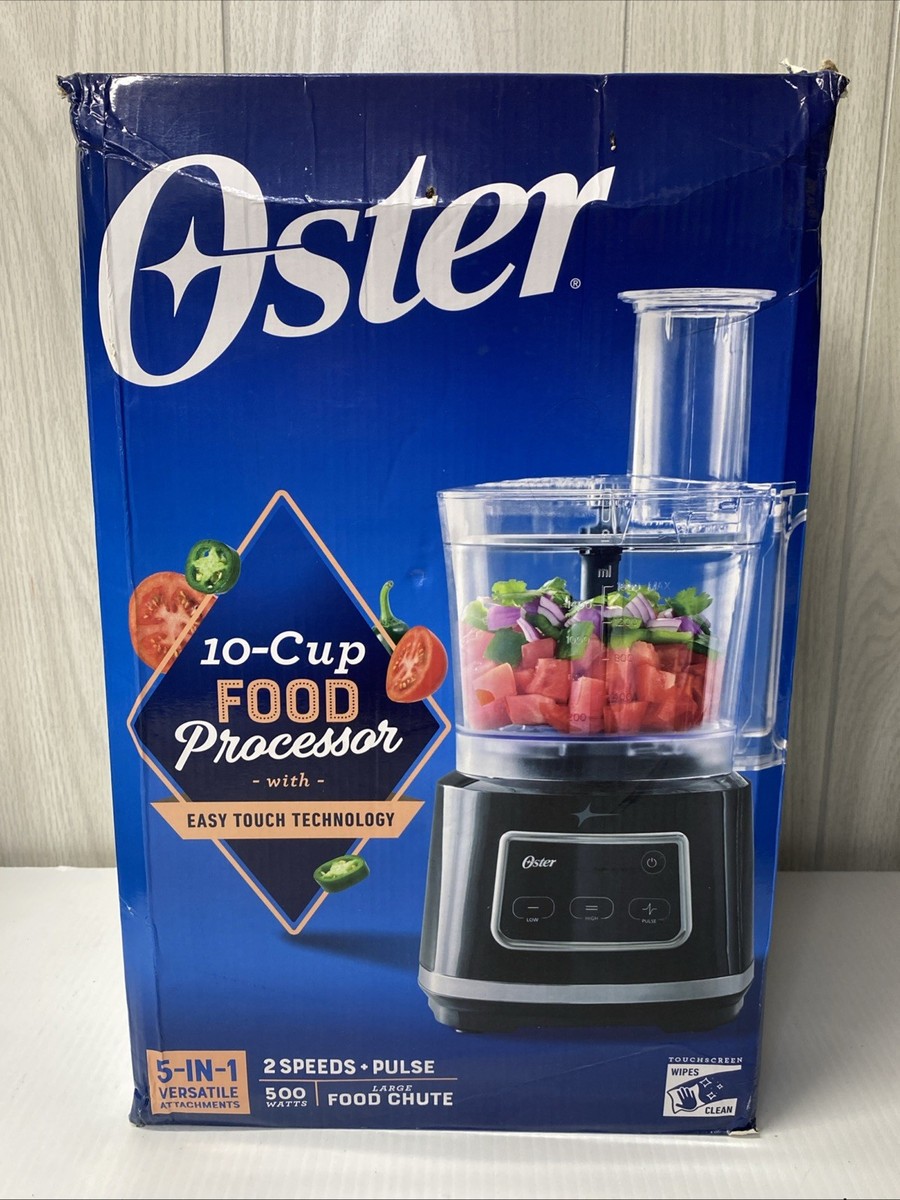 Oster 2142993 10-Cup Food Processor With Easy-Touch Technology for