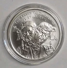 2017 Trump/Clinton The Lesser of Two Evils Silver Shield 1 Oz Silver Round