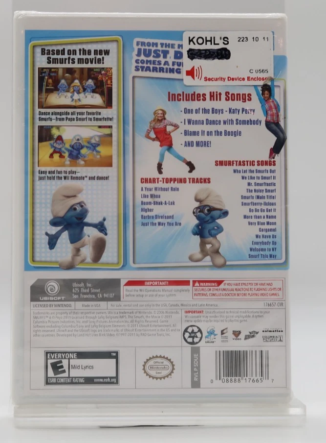 The Smurfs Dance Party (Nintendo Wii, 2011) Brand New - Image 2 of 2