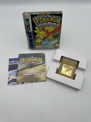 Pokemon Gold Boxed Nintendo Game Boy Color PAL Komplett Mit Handbuch Neue Batterie