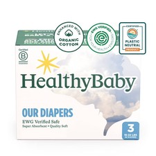 HealthyBaby Organic Cotton Enhanced Chlorine Free Disposable Diaper Size 3